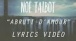Noé Talbot - Abruti d'amour (Lyrics video Officiel)