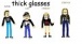 Thick Glasses - Longsleeve noir ( Commentaires )