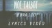 No Talbot - Burrico (Lyrics video Officiel)