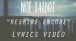 No Talbot - Respire encore (Lyrics video Officiel)